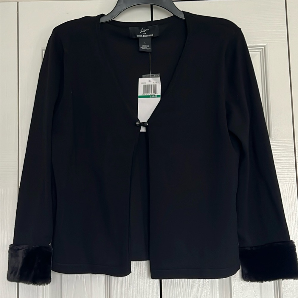 Dressy Black Cardigan NEW